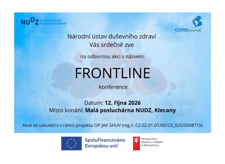 Pozvánka na konferenci FRONTLINE
